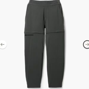 REI Co-op Women’s Stretch Convertible Hiking Pants In Pirate Black Size L NWT